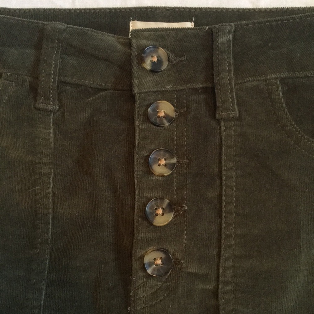 SO olive green junior skirt never worn - Picture 3 of 5